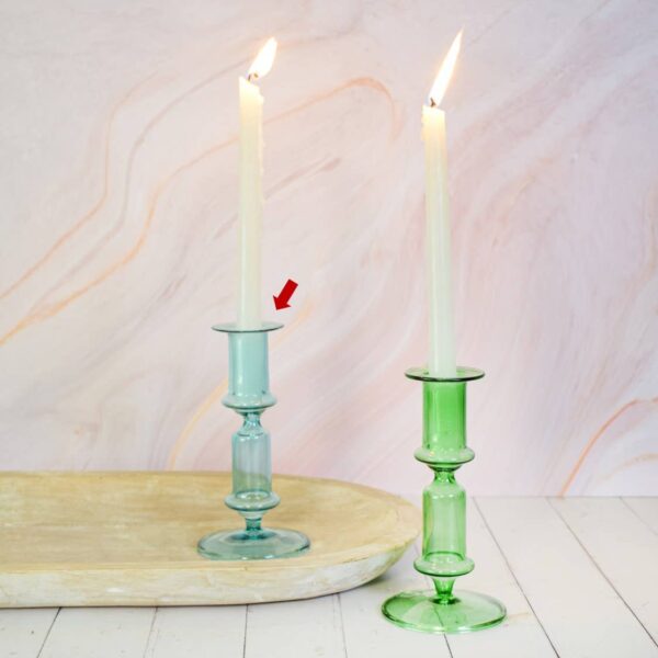 Rosha Living Inc - Vera candleholder aqua