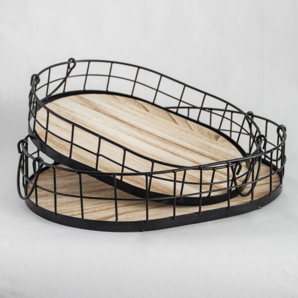 Porto Boutique - 449 - Wooden Iron Tray