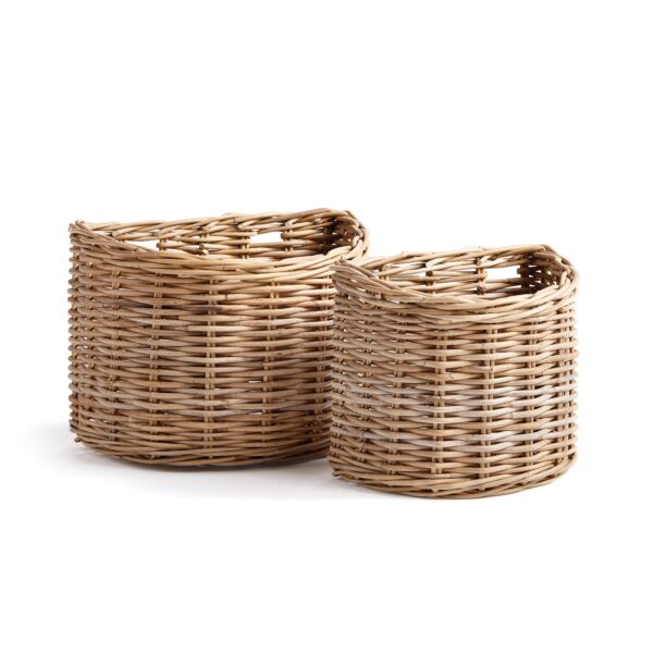 Napa Home & Garden - Normandy Demilune Baskets, Set of 2