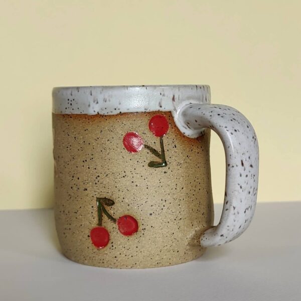 Osso Ceramics - Cherry Stamped Mug