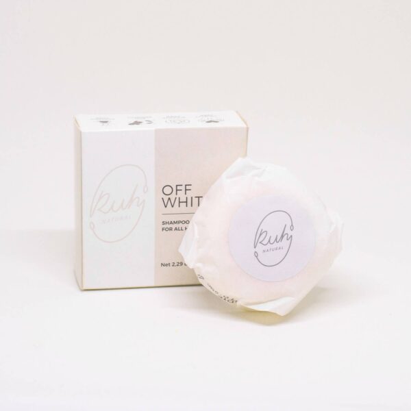 Porto Boutique - Shampoo bar for normal hair - Off White. 100% Natural