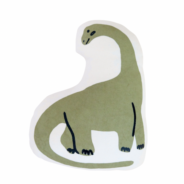 Imani + KIDS by Imani Collective - Long Neck Dinosaur Pillow Canvas Material