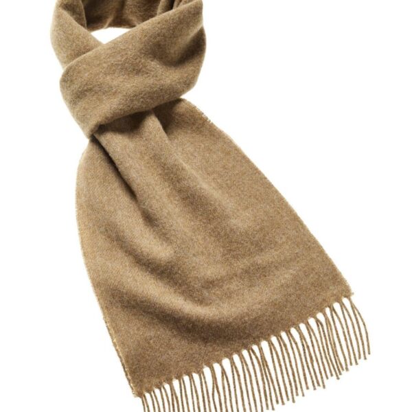 Bronte Moon - Luxury Camel Merino Lambswool Scarf