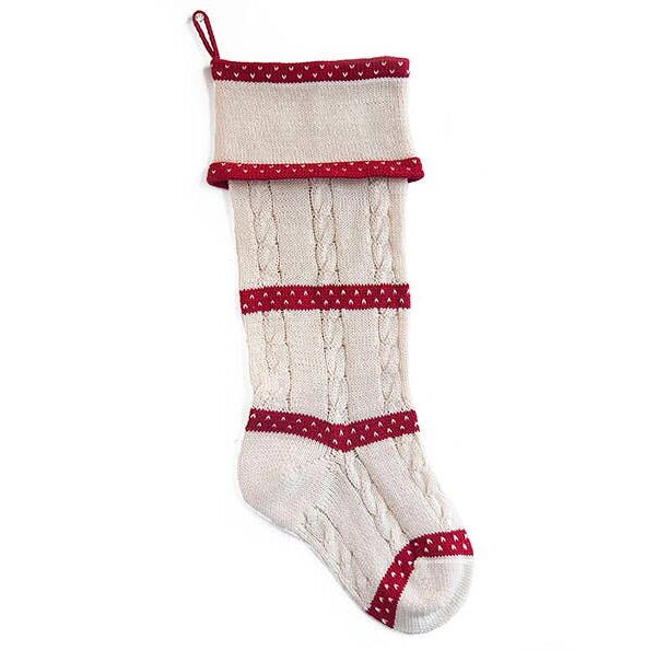 Melange Collection - Cable-Knit Stocking