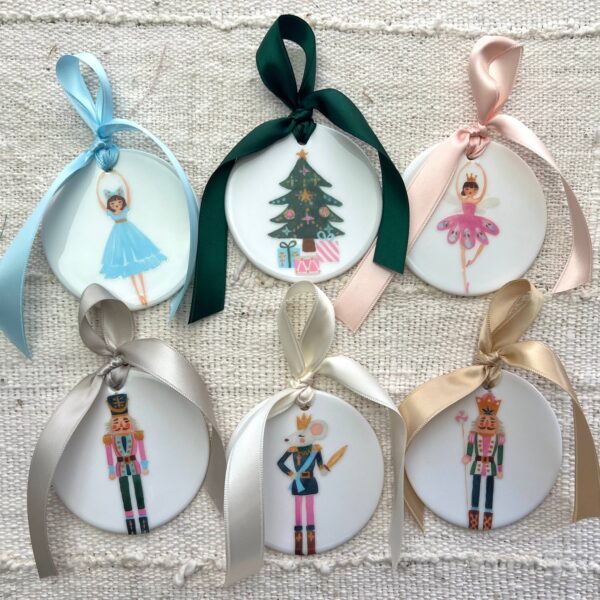 Ten Twenty Six Designs - Nutcracker Ballet Christmas Ornaments