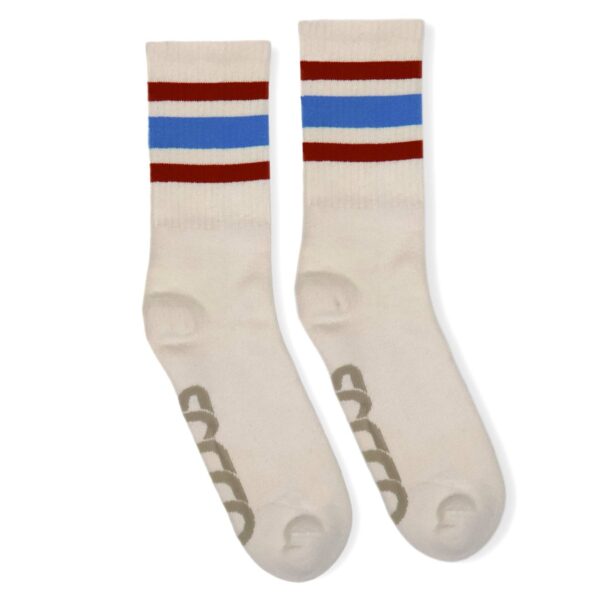 SOCCO - SOCCO Naturals | Columbia Blue & Rust Striped