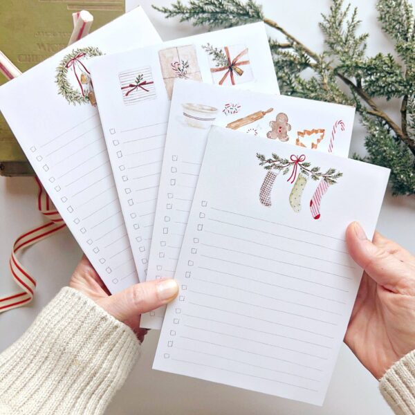 emily lex studio - Christmas checklist notepad