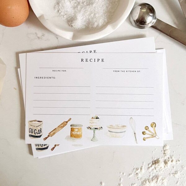 emily lex studio - Baking recipe cards