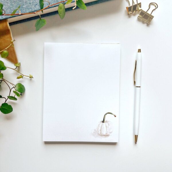 emily lex studio - White pumpkin notepad