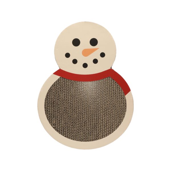 Holiday Snowman Cat Scratch Pad