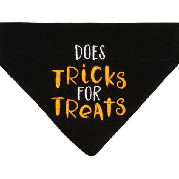 Trick or Treat Dog Halloween Bandana, S/M