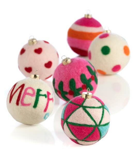 Medium Assorted Felt Ornaments