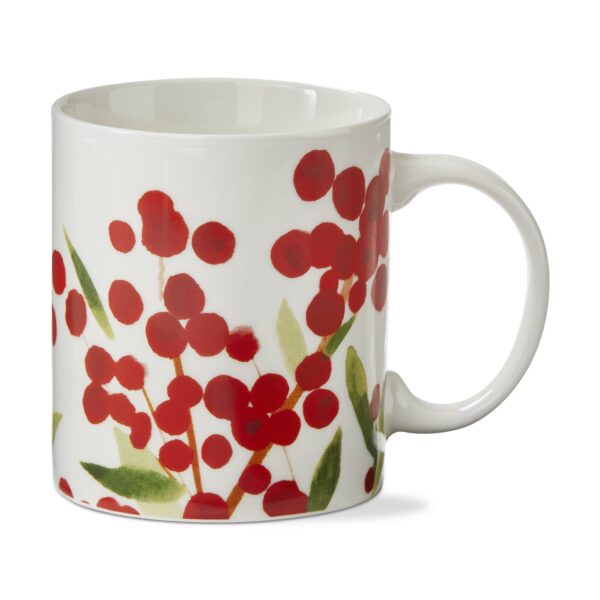 Sprig Red Berries Ceramic Coffee Mug