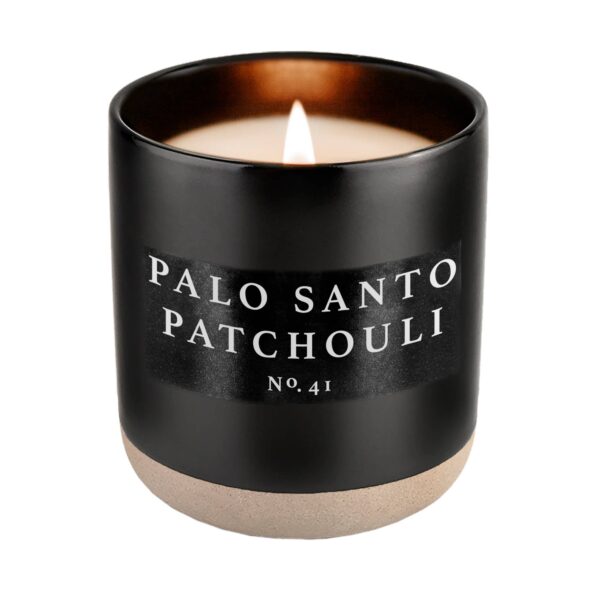 Palo Santo Patchouli 12 oz Soy Candle - Home Decor & Gifts