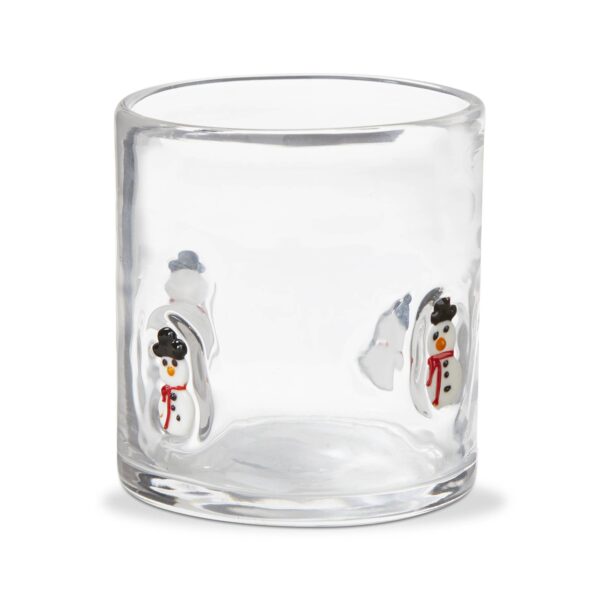 Snowman DOF Barware Glass