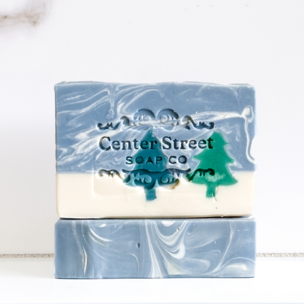 Center Street Soap Co - Christmas Tree Alpine Frost Handmade Soap Bar - 4oz