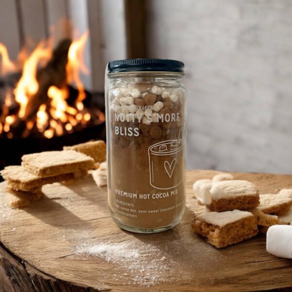 "Nutty S'More Bliss" - Hot Cocoa Mix Jar