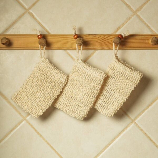 Set of 3 Sisal Soap Saver Bag | Holiday Bestseller