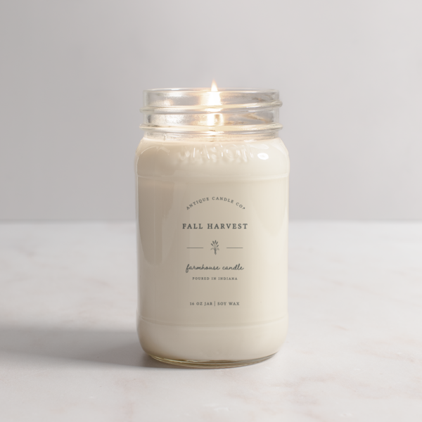 Antique Candle Co.® - Fall Harvest - Soy Wax Mason Jar Candle