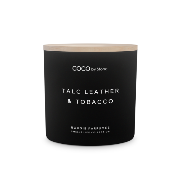 ENVIRONMENT - 15oz Smells Like Talc Leather & Tobacco Candle