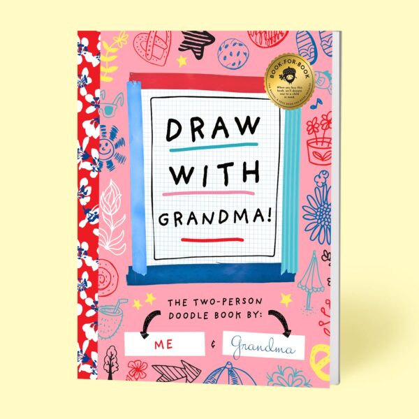 Draw With Grandma! (Kids Doodle Coloring Book)