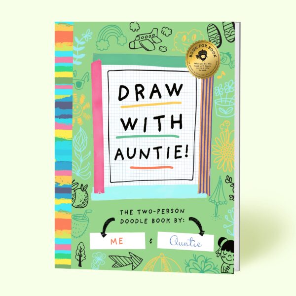 Draw With Auntie! (Kids Doodle Coloring Book)