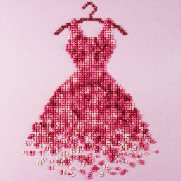 Diamond Arts-Dress Diamond Art Kit Beginner: 01 Multi