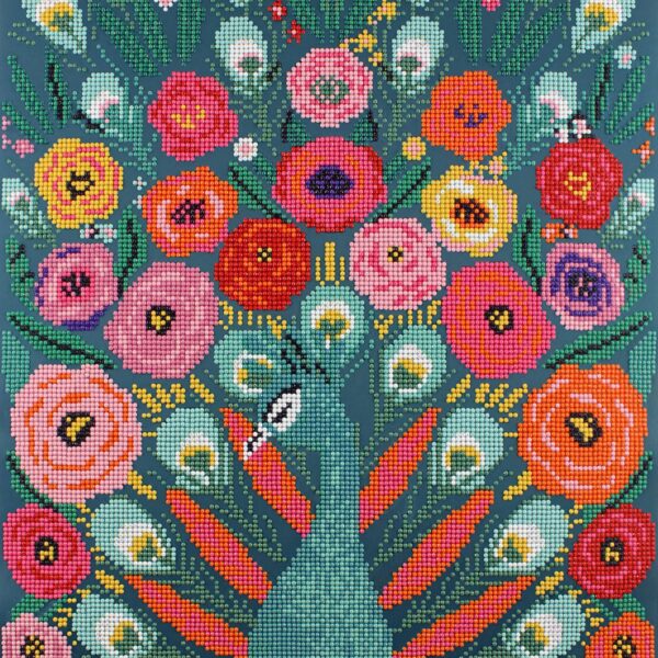 Fabulous Feathers Diamond Painting Kit: 01-Multi, 15.5" x 19.6"
