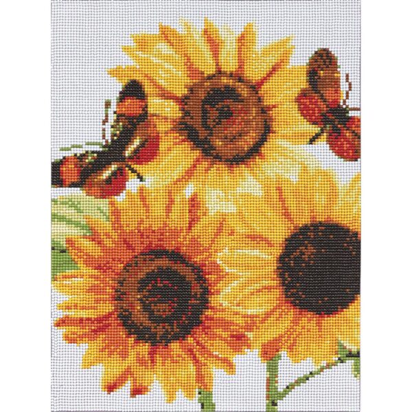 Sunflowers and Butterflies Diamond Painting Kit: 01 Multi