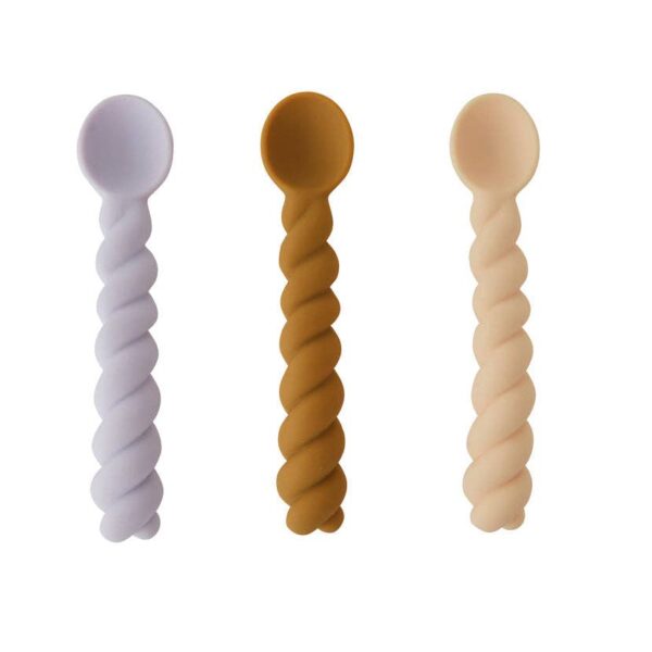 OYOY LIVING DESIGN - Mellow - Spoon - Pack of 3 - Lavender / Vanilla / Light Rubb