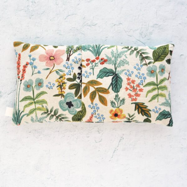 Oversized Eye Pillow in Amalfi Herb Garden Floral Botanical: Mint