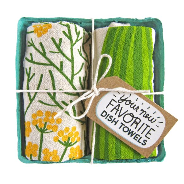 BIG DILL (Dill, Pickle) - Tea Towel Set of 2