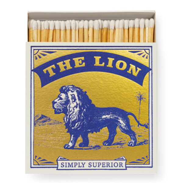 Archivist Gallery - Gold Lion | Square - Safety Matches