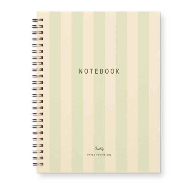 Striped Signature Journal: Lined Notebook: Seaglass