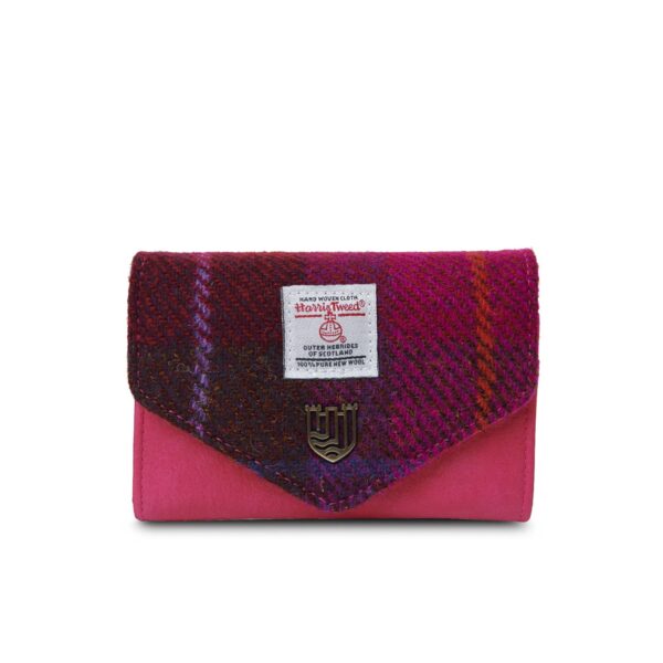 The Small Clasp Purse: Fuchsia Tartan