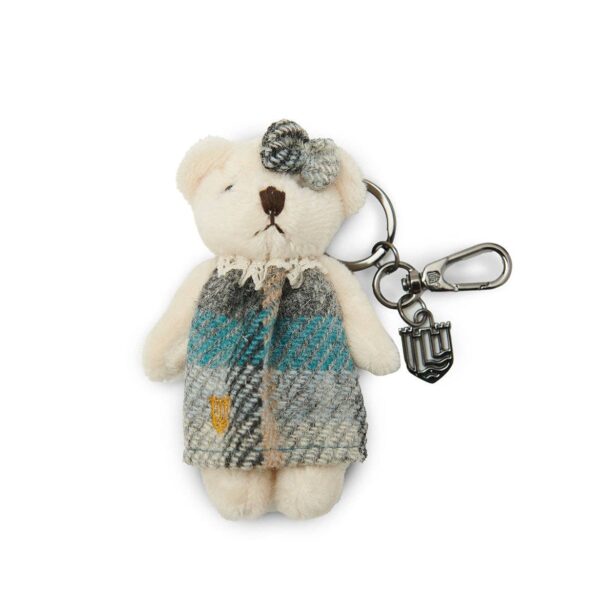 Teddy Bear Keyring: Islander Tartan