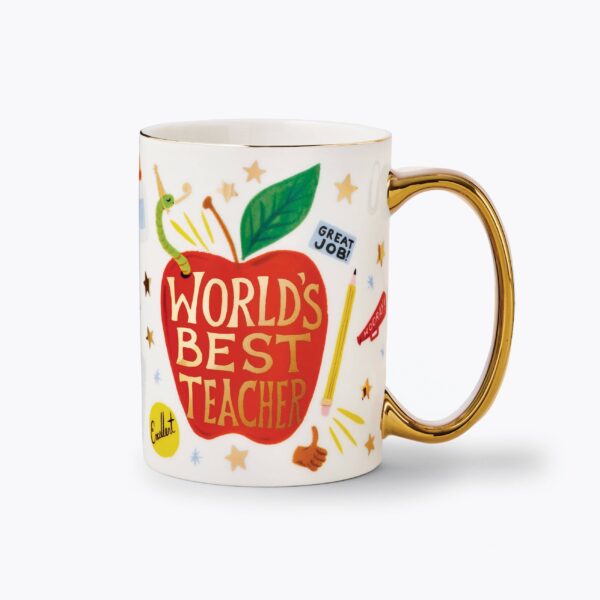 World's Best Teacher Porcelain Mug