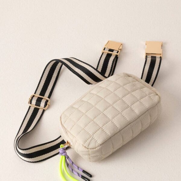 EZRA BELT BAG: Ivory