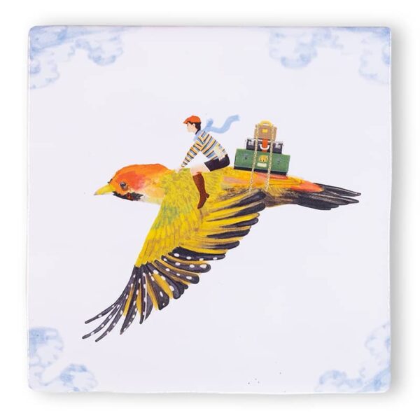 Travelling bird | StoryTiles art on tile: S