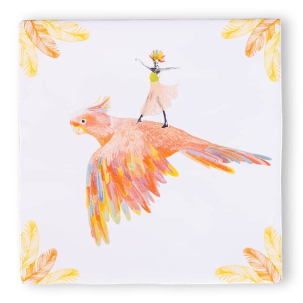 Bird of paradise | StoryTiles art on tile: S