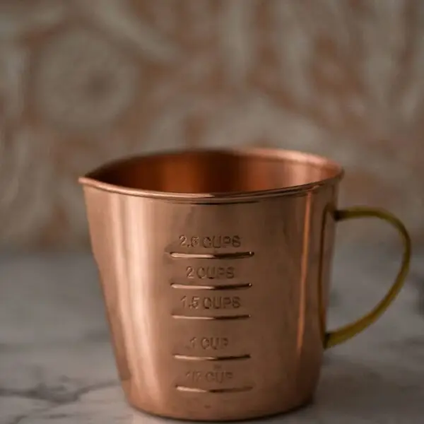 Galley and Fen - Copper Liquid Measuring Cup - 2.5 Cup