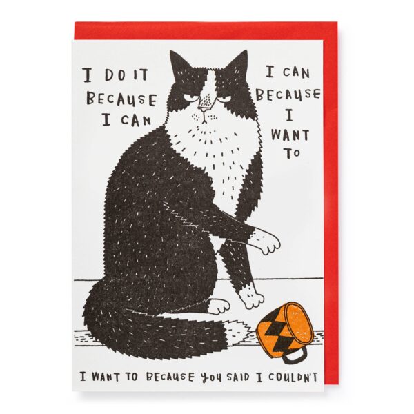 Archivist Gallery - I Do It Because I Can | Well Said - Greeting Card