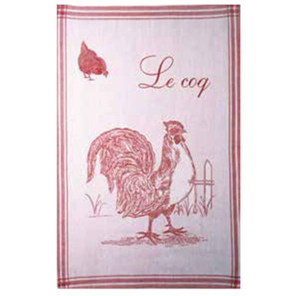 The French Farm - Coucke Le Coq/Rooster Tea Towel