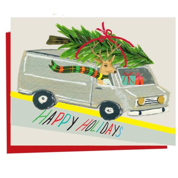 Elizabeth Grubaugh - Silver Van Holiday Card