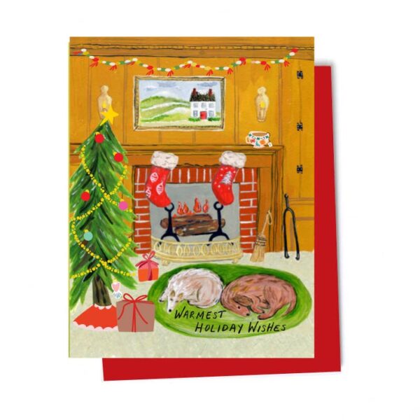 Elizabeth Grubaugh - Fireplace Holiday Card