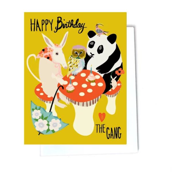 Elizabeth Grubaugh - Mushroom Birthday Party Card