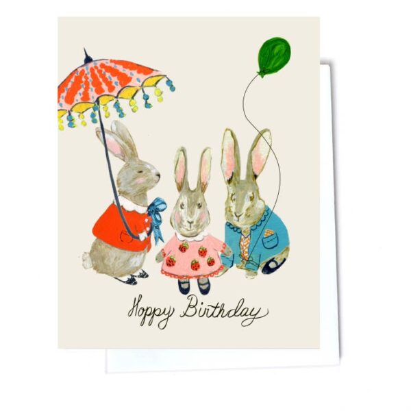 Elizabeth Grubaugh - Bunnies Birthday Card