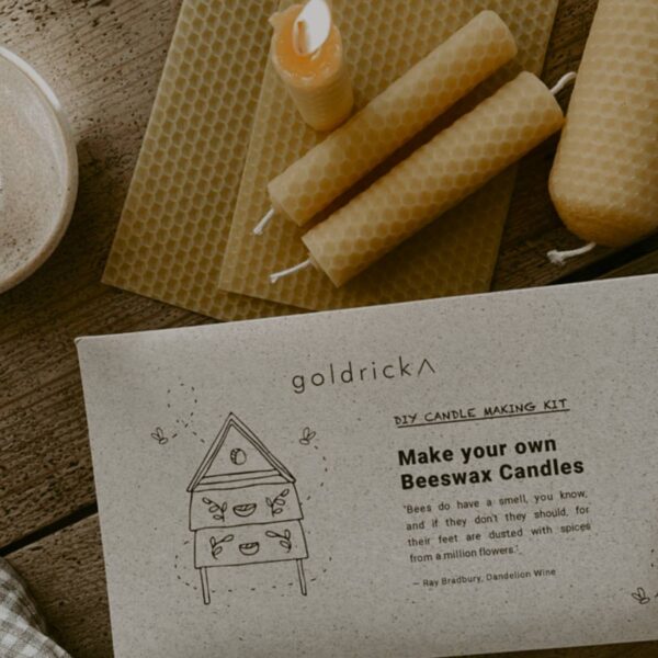 Goldrick Natural Living - Beeswax Candle Making Kit