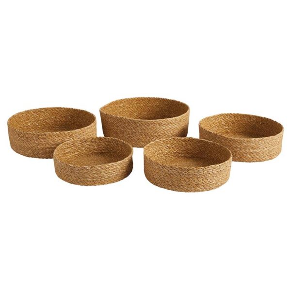 47th & Main (Creative Brands) - Seagrass Short Baskets - Set of 5