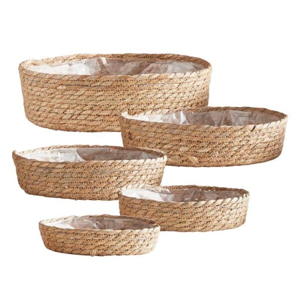 47th & Main (Creative Brands) - Short Lined Baskets - Set of 5